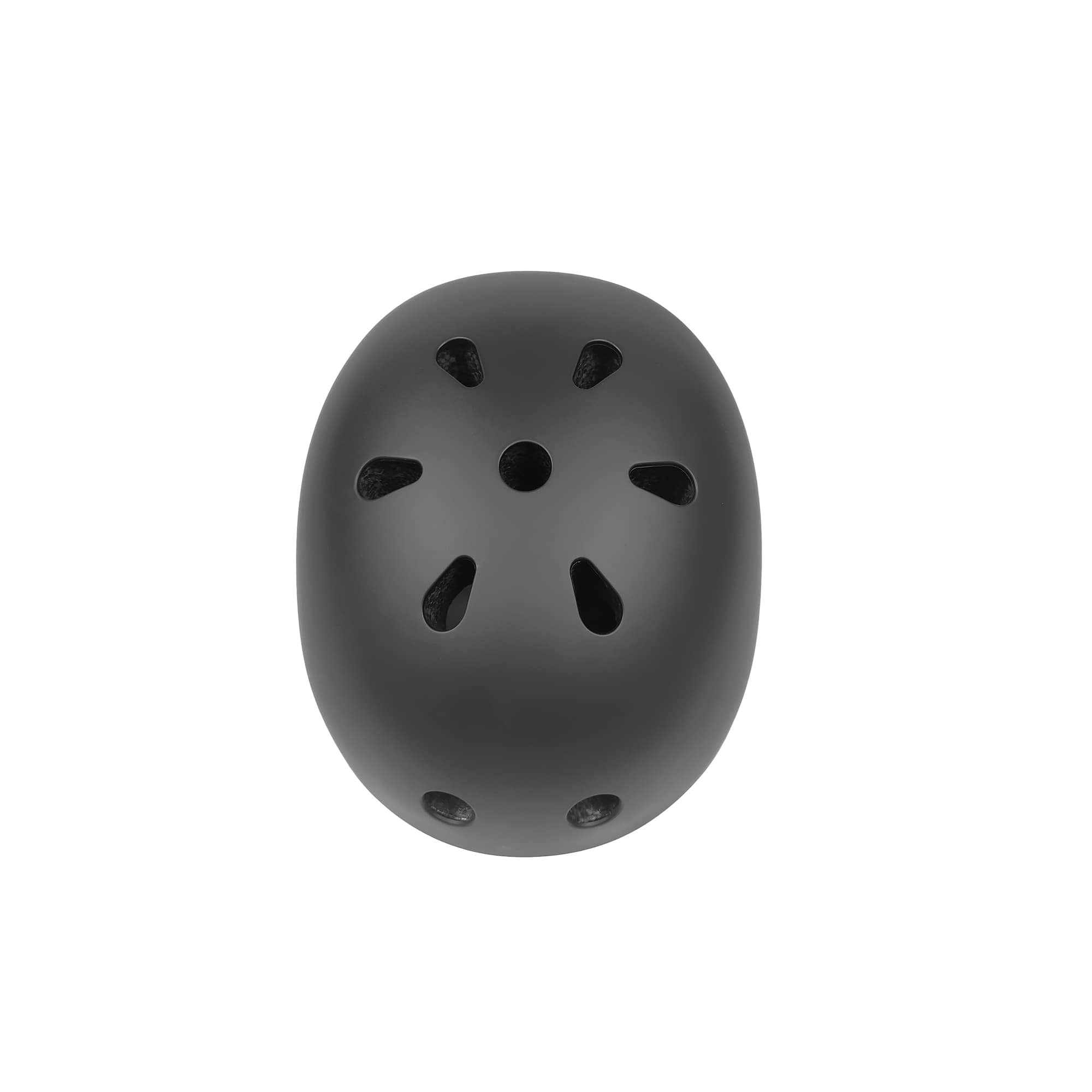 Casco Negro mate con Luz de Seguridad
