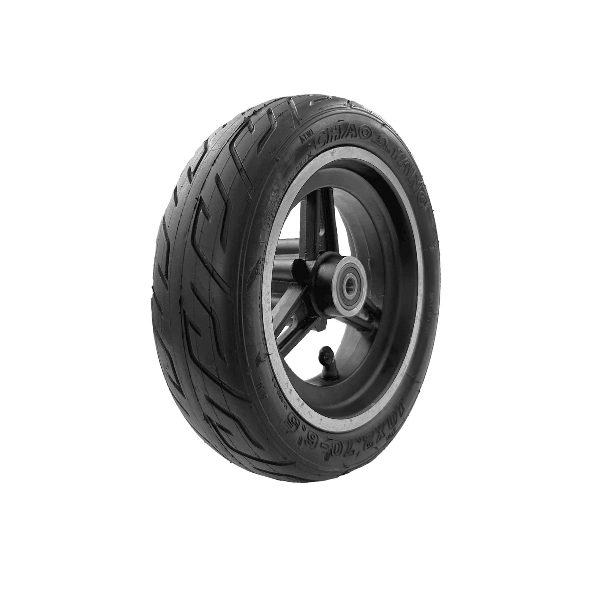 Rueda Delantera 10*2.7-6.5 Neumático Tubeless Con Aro Rojo