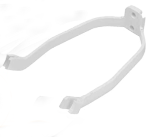 Soporte Guardabarros trasero Blanco para patinete eléctrico Xiaomi