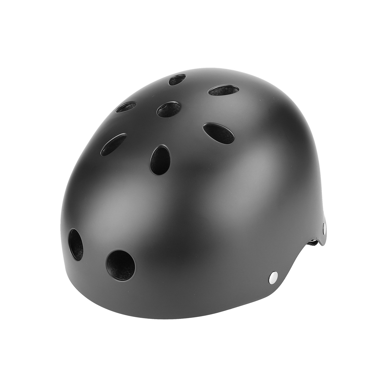 Casco Negro sin luz para patinete-Talla L