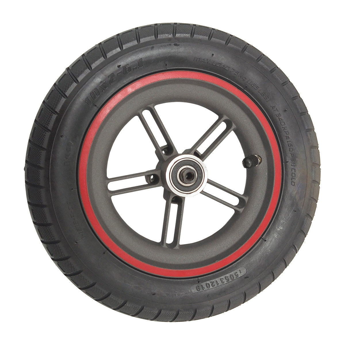 Rueda Trasera Con Neumático Cámara 10*2-6.1 Para Zlynx
