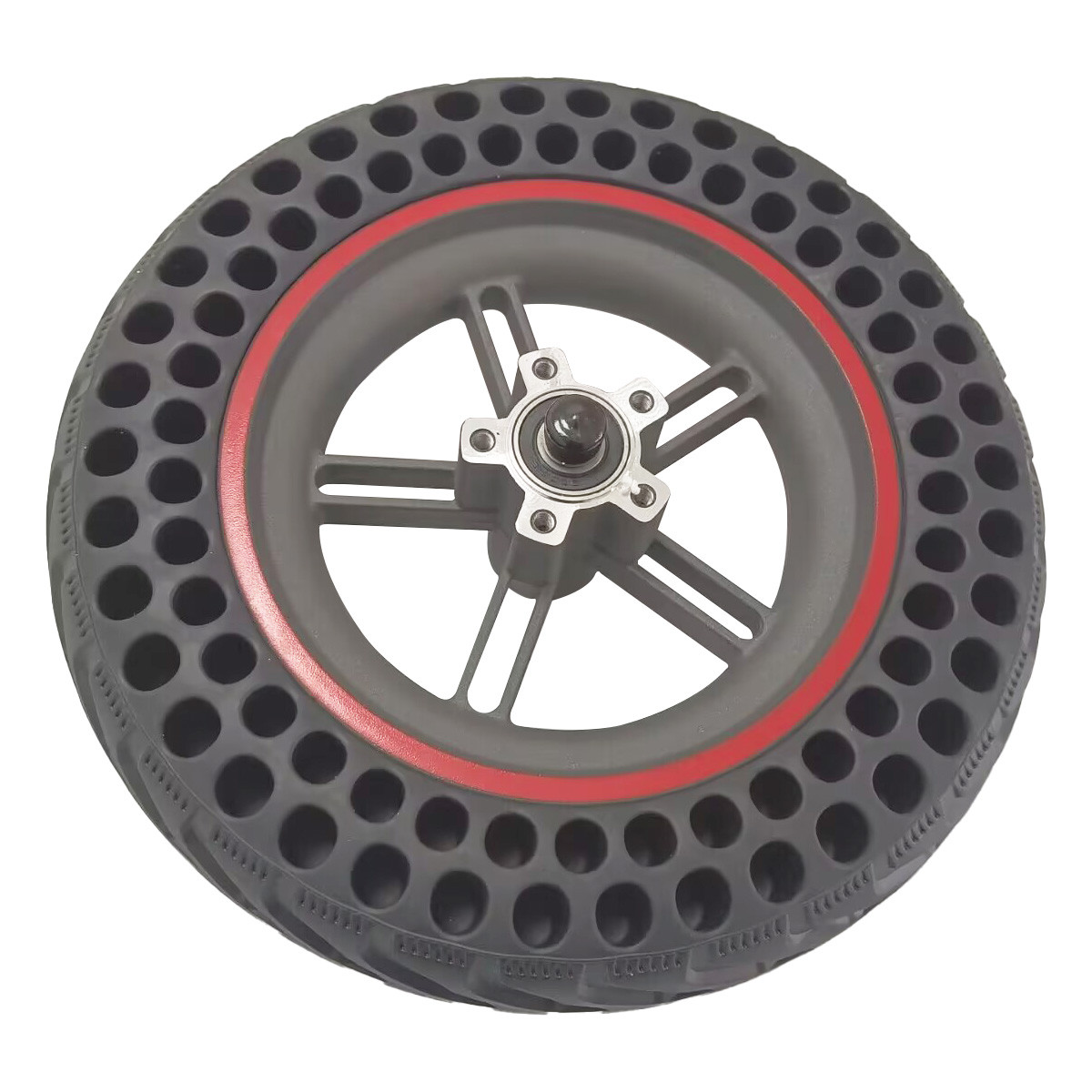 Rueda Trasera 10'' con Neumático Antipinchazo Célula Interior