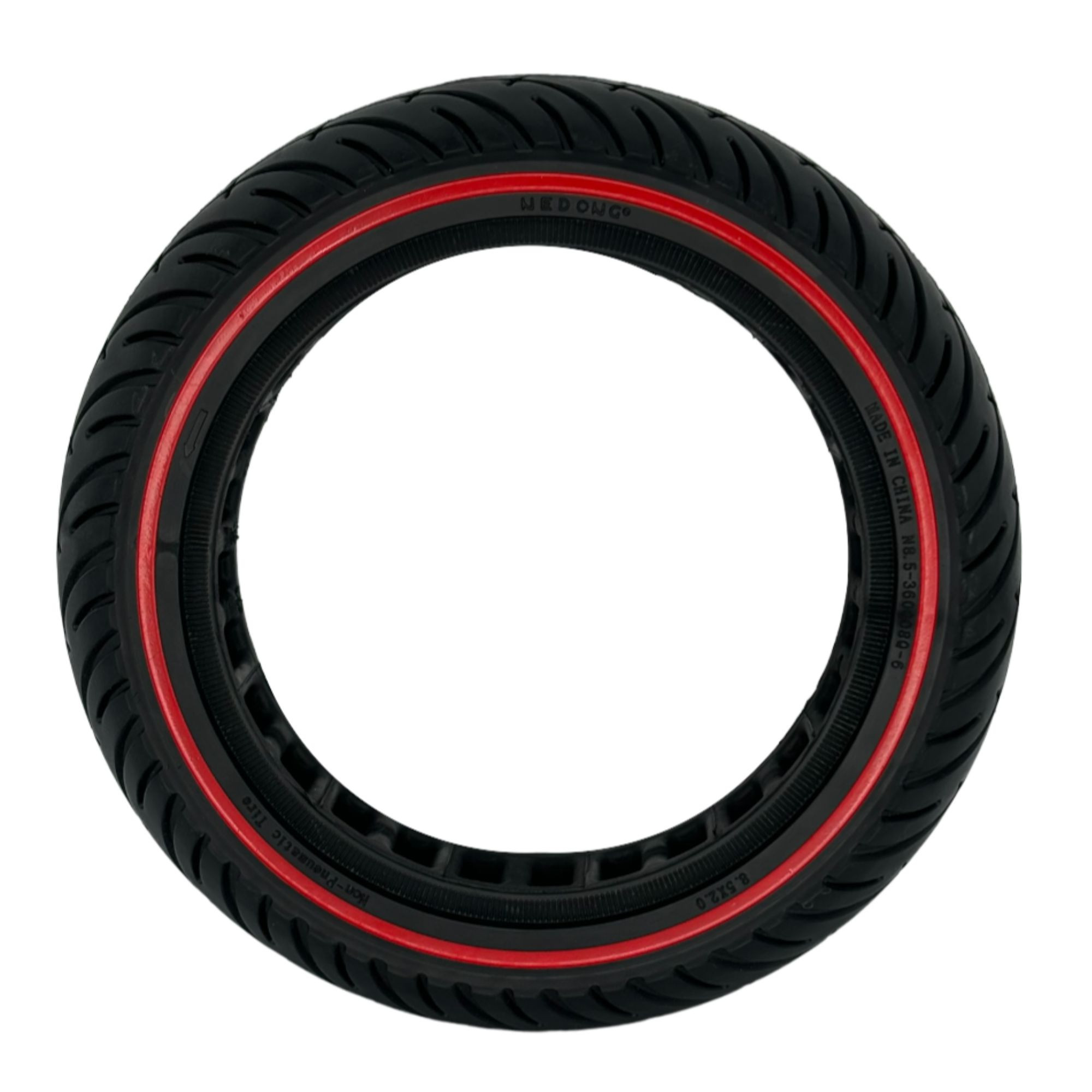 Neumático Macizo Ultra-light 8,5'*2 Rojo