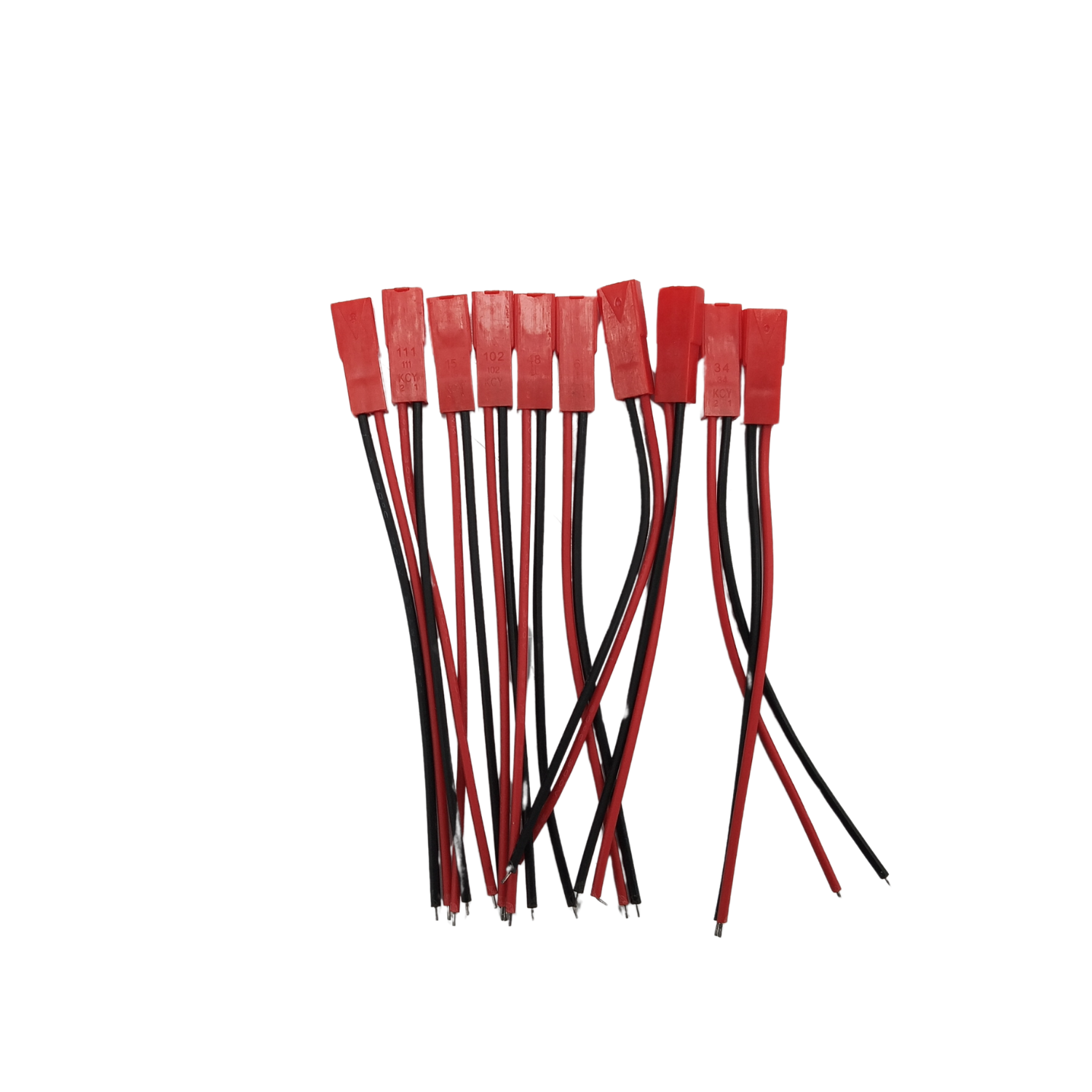 Conectores Jst Con Cable 8cm Macho 10pcs