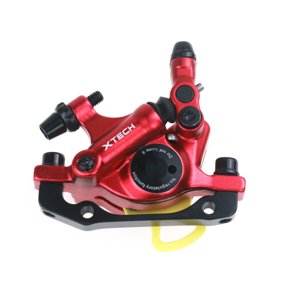 Kit Xtech Pinzas De Freno De Disco Hidráulico Rojo