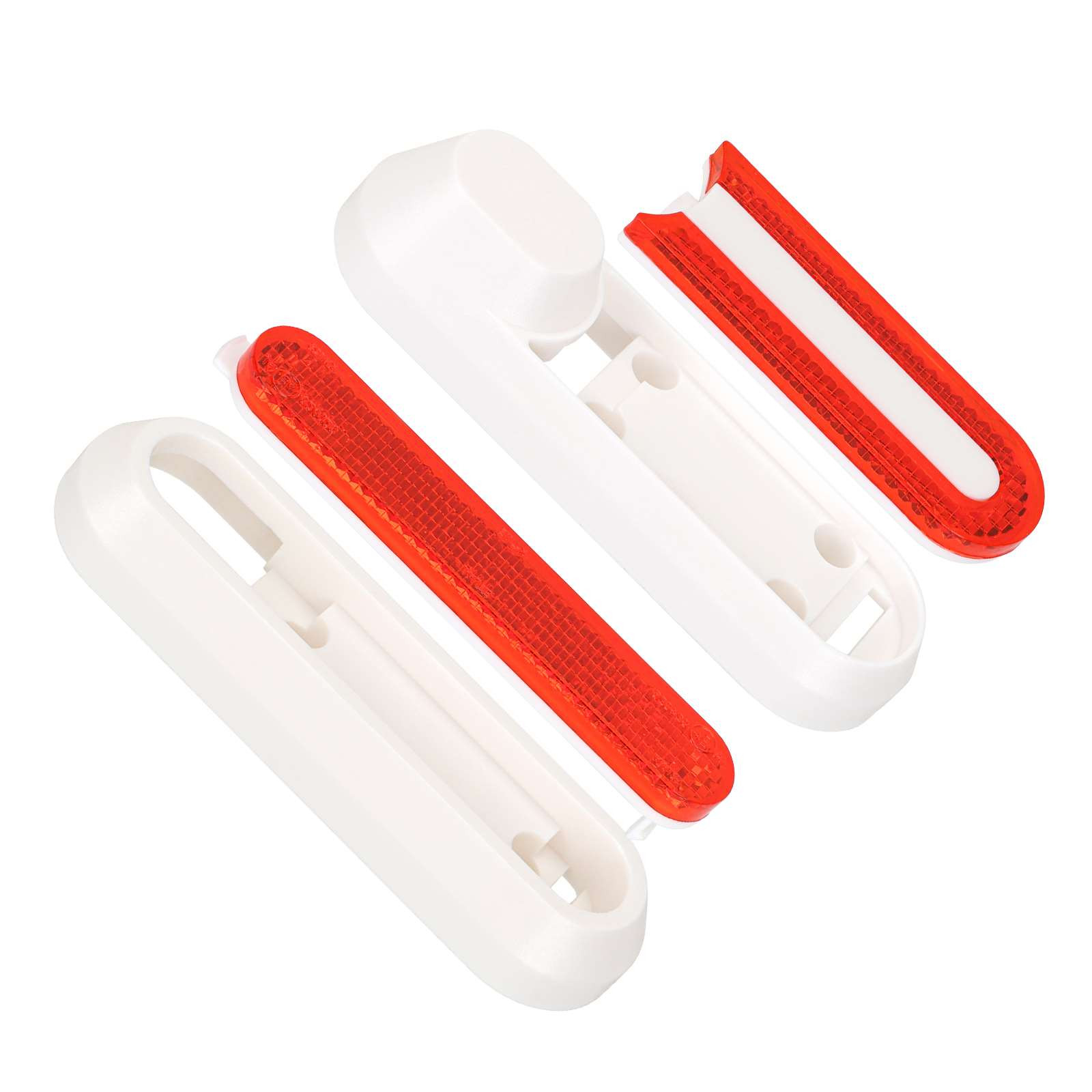 XIAOMI Set Embellecedor Neumático Blanco+Reflector Rojo