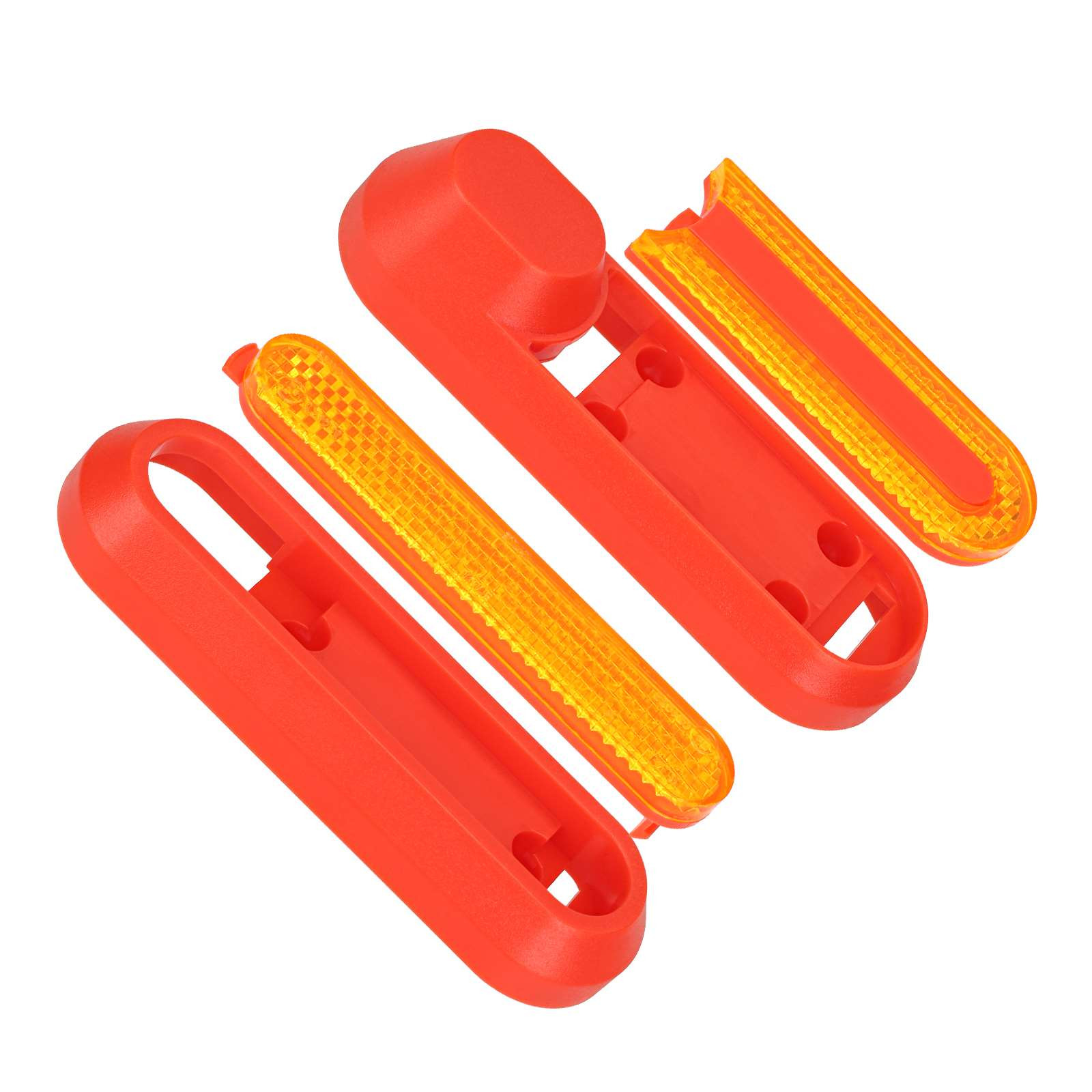 XIAOMI Set Embellecedor Neumático Rojo+Reflector Amarillo