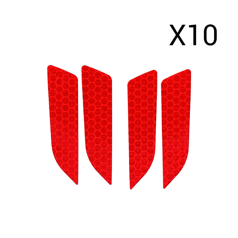 Pegatina Reflectante Rojo Zlynx/E9T 40 PCS