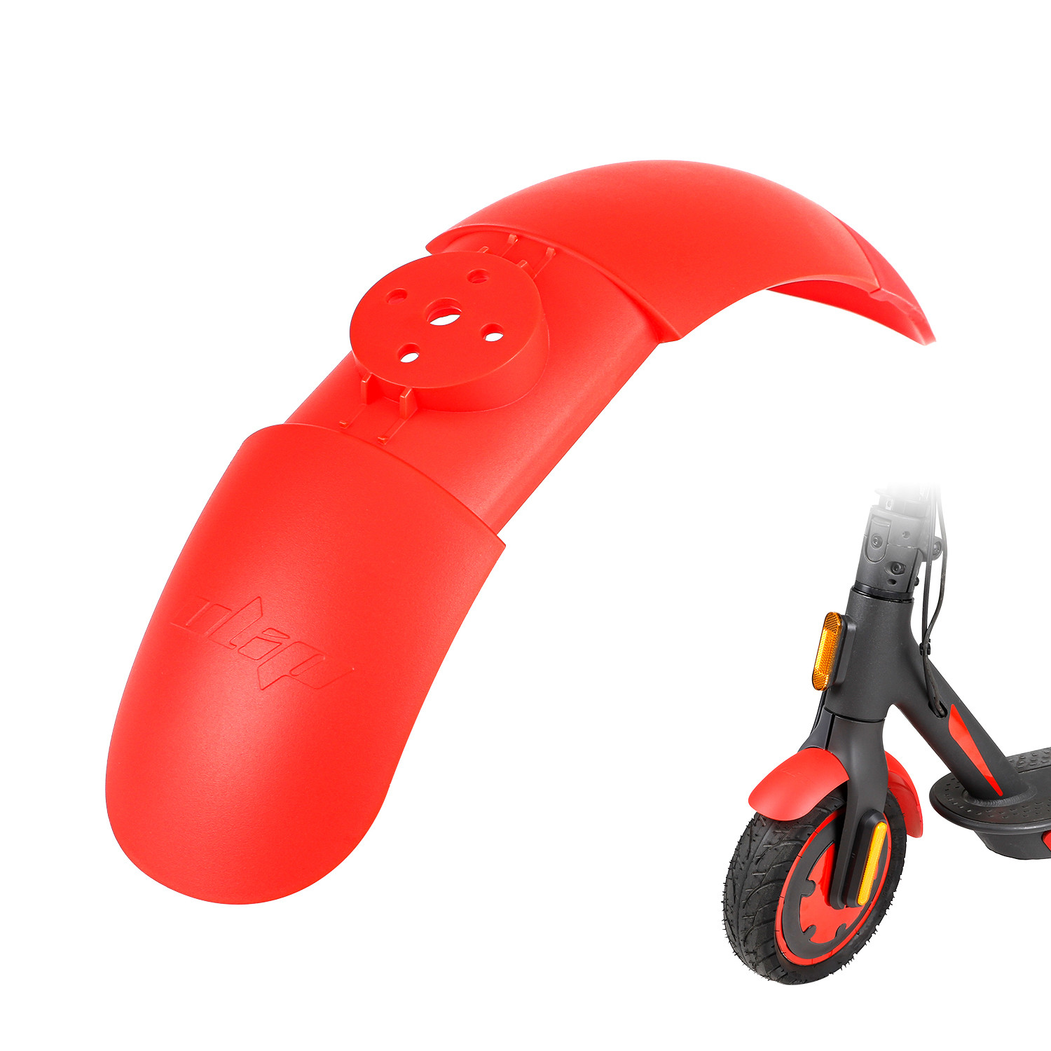 Guardabarro Delantero Xiaomi Extra Ancho con Punta frexible 8.5'' Rojo