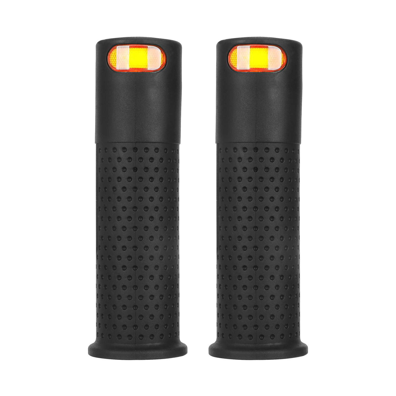 Puños Goma Negro Con Intermitentes Para Patinete