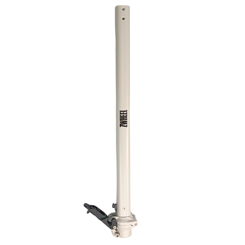 Mastil Tubo Doble Cierre Zfox Max Artic White