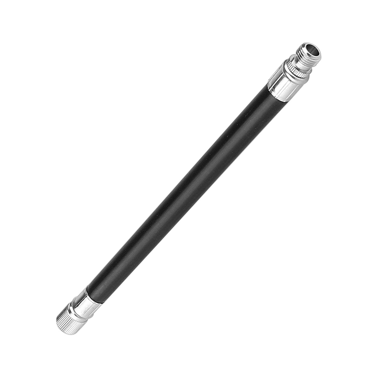 Alargador de Válvula Flexible De Goma Negra 16cm