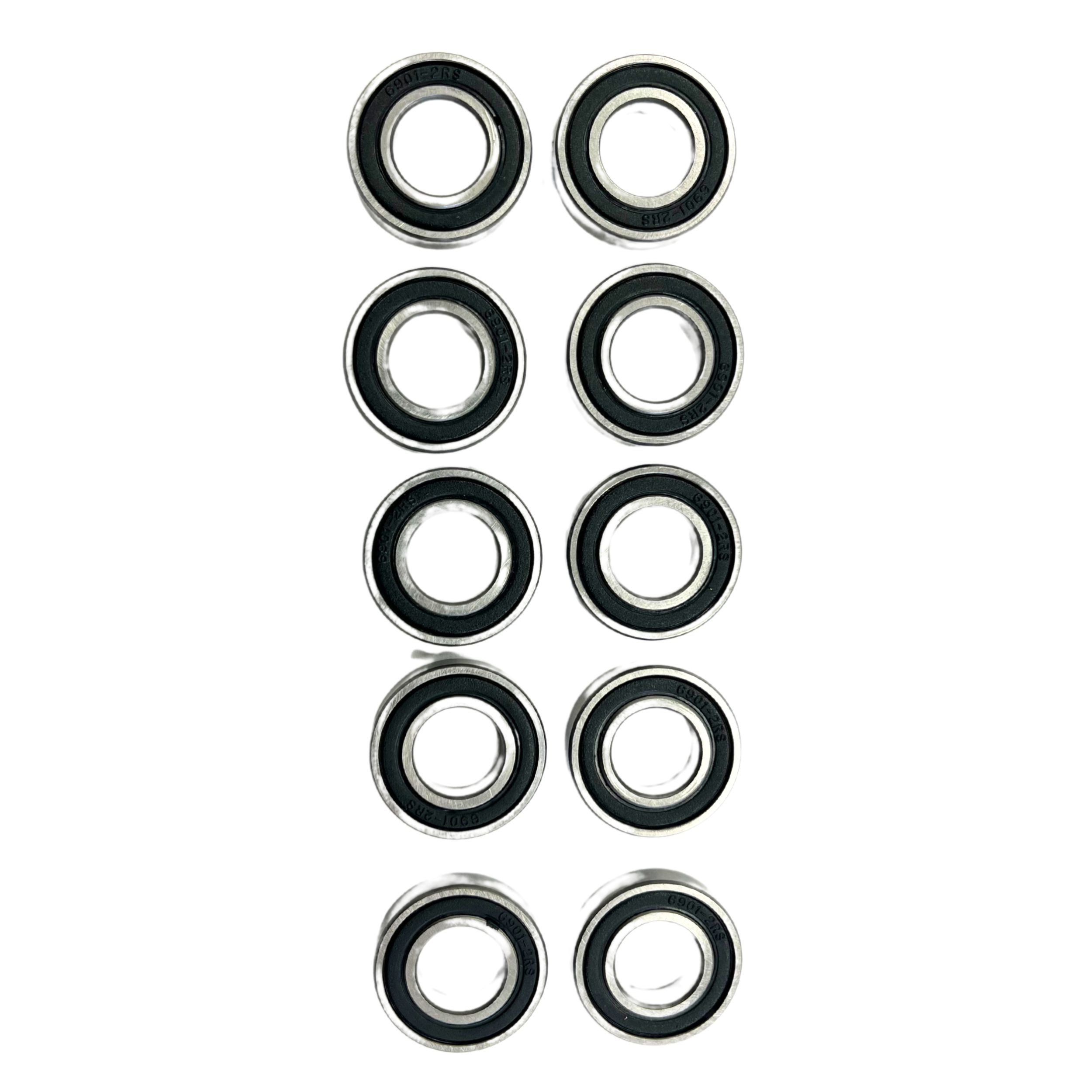 Rodamiento De Bolas 6901RS 10Pcs