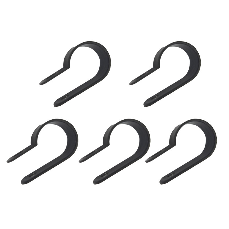 Abrazadera De Cable Negro Para Zrino 5 Pcs