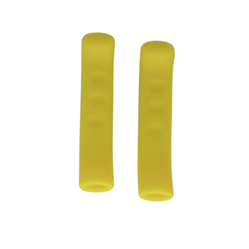 Protector De Silicona Para Maneta De Freno Patinete Y Bicicleta Amarillo (2PCS)