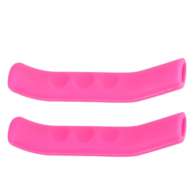 Protector De Silicona Para Maneta De Freno Patinete Y Bicicleta Rosa (2PCS)
