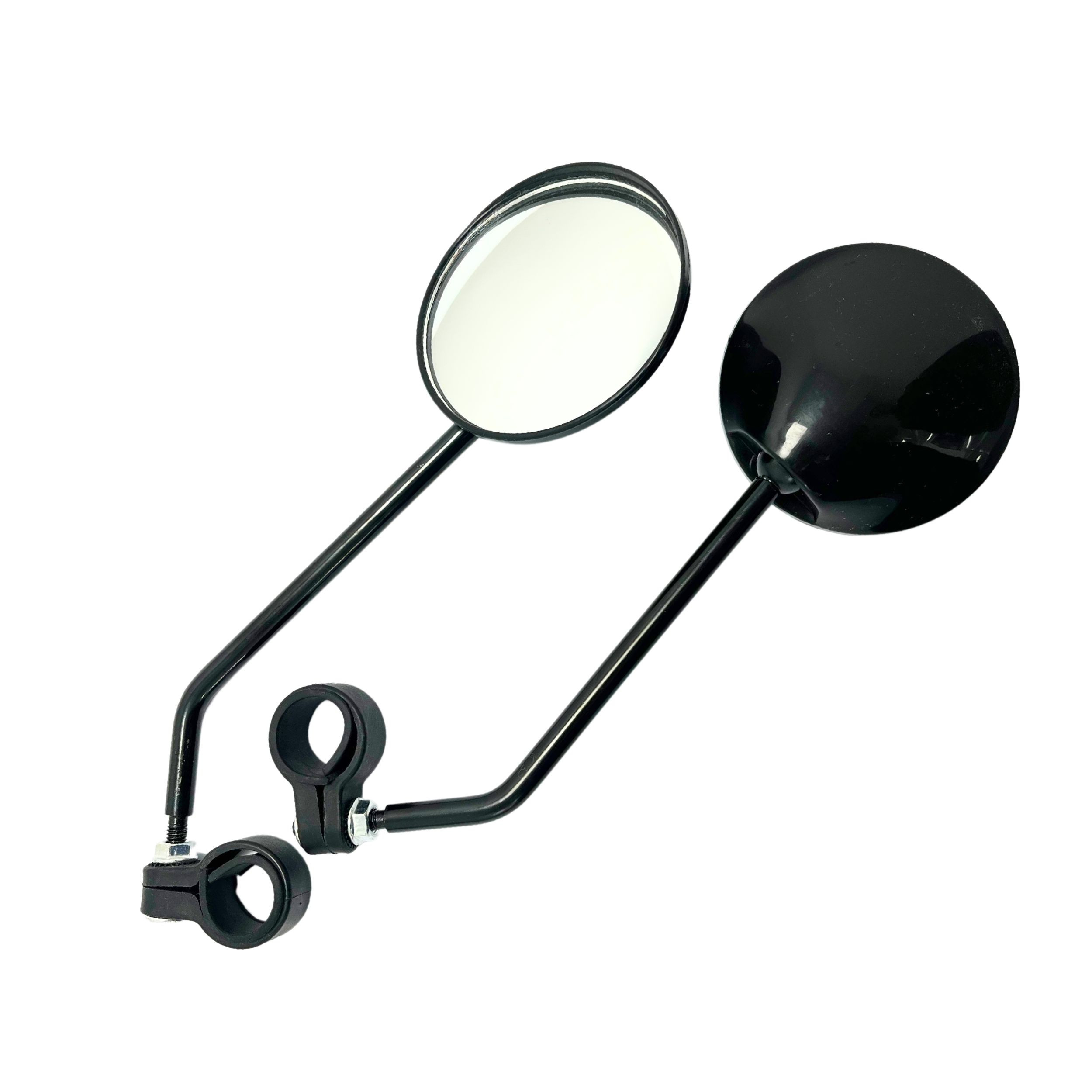 Espejo Retrovisor 8cm 360º Giratorio Negro 2 Pcs