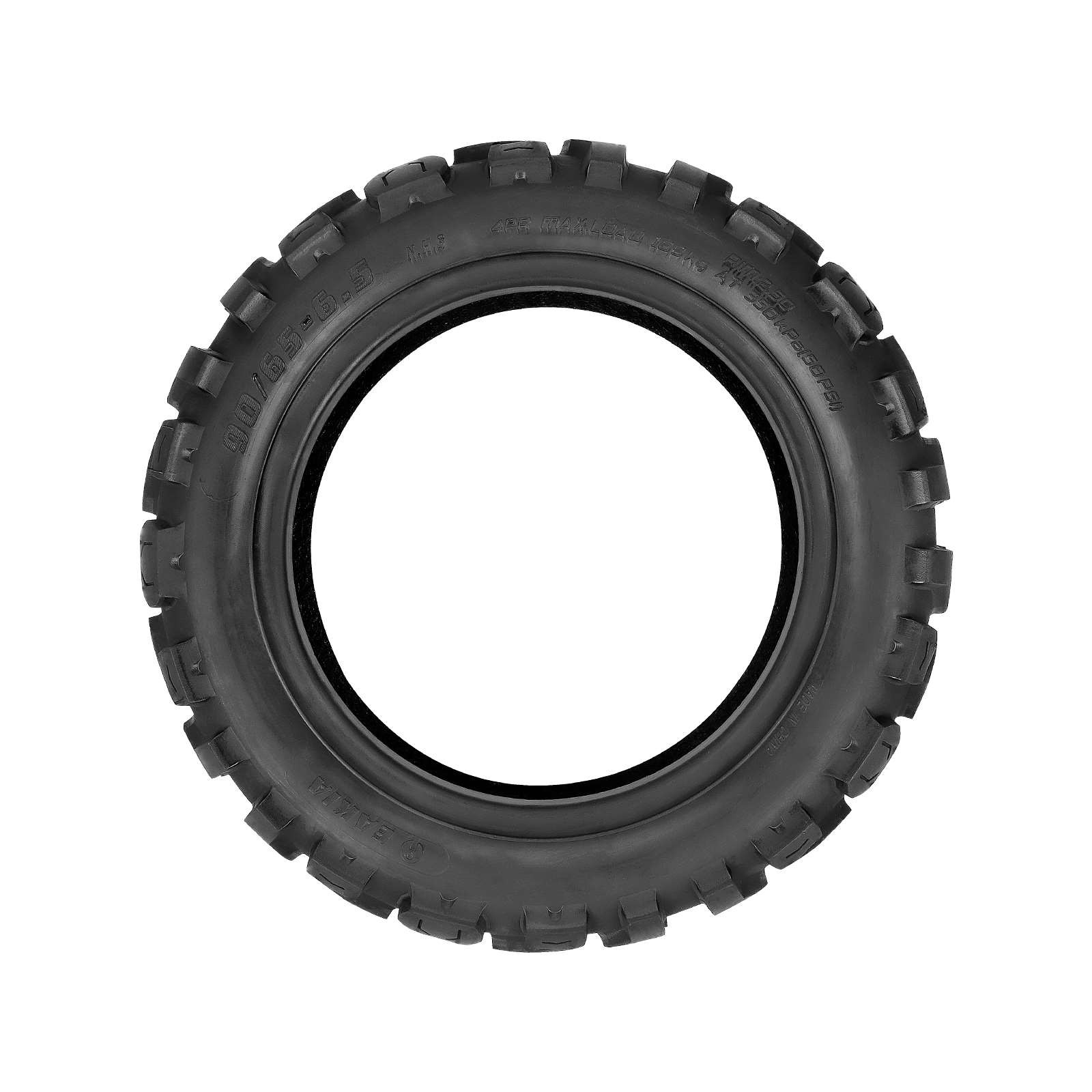 Neumático Taco Tubeless 90/65-6.5 Con Gel Antipinchazo