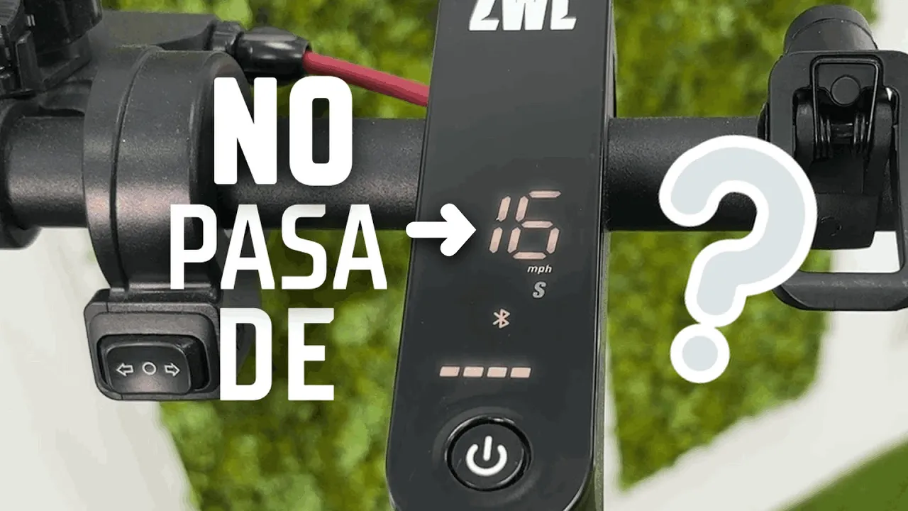 ¿Tu patinete eléctrico no pasa de 16?