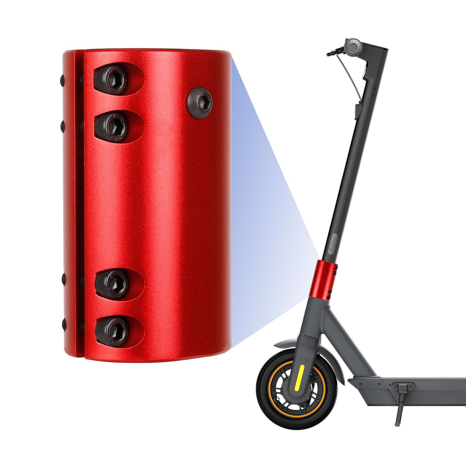 Soporte Reforzado de Pliegue de Mastil Rojo G30 Max