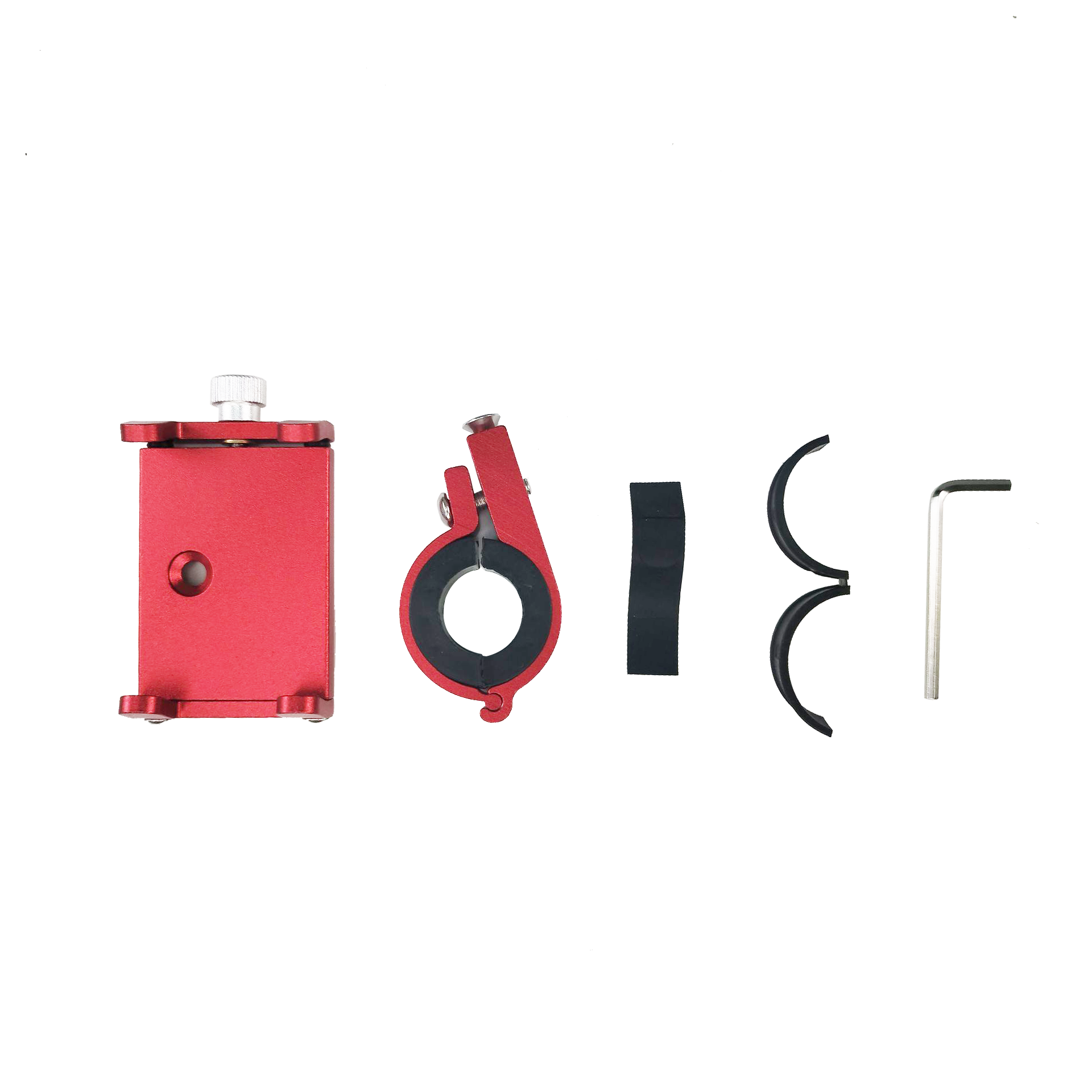 Soporte Movil Aluminio Manillar Rojo