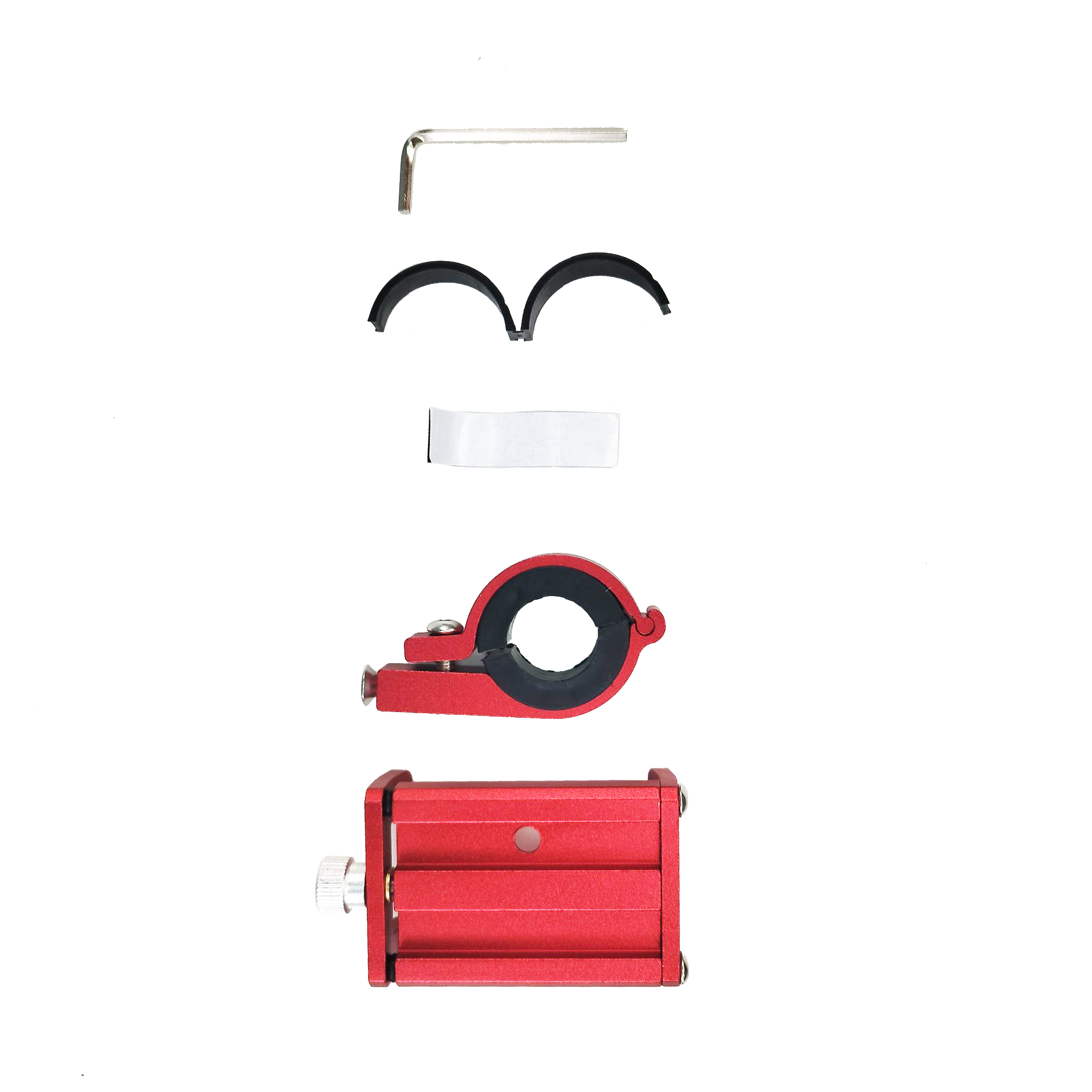 Soporte Movil Aluminio Manillar Rojo