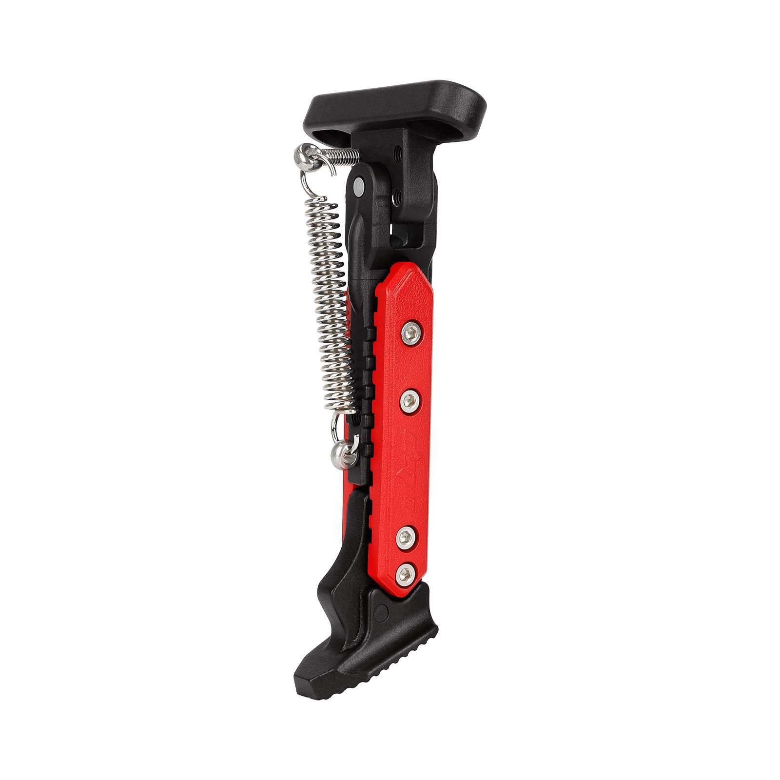 Pata De Cabra/Caballete Ajustable G30 Negro-Rojo